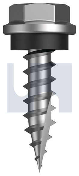 SCREW T17 HEX SEAL C4 10 X 20 CLASSIC CREAM